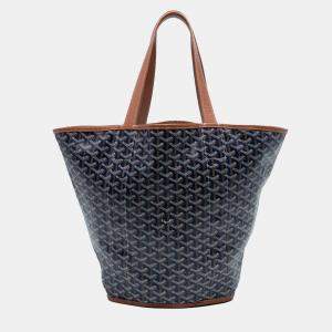 مملوكة مسبقًا Goyard Blue Goyardine Reversible Belharra Tote
