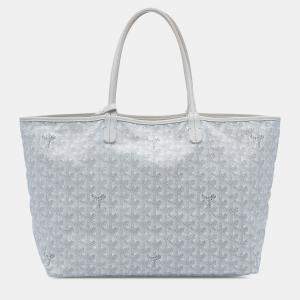 مملوكة مسبقًا Goyard White Goyardine Saint Louis PM