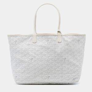 مملوكة مسبقًا Goyard White Goyardine Saint Louis PM