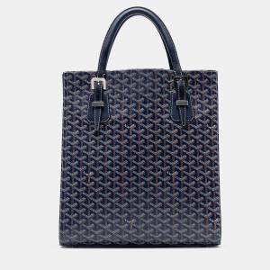 مملوكة مسبقًا Goyard Blue Goyardine Comores Tote GM