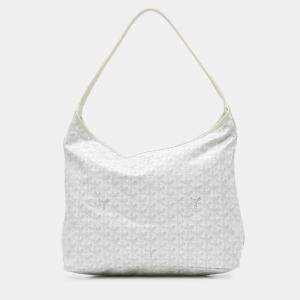 مملوكة مسبقًا غويارد بوهيم حقيبة هوبو جوياردين باللون الأبيض