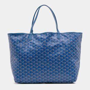 مملوكة مسبقًا Goyard Blue Goyardine Saint Louis GM