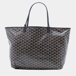 مملوكة مسبقًا Goyard Black Goyardine Saint Louis GM