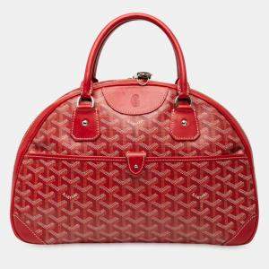 مملوكة مسبقًا Goyard Red Goyardine Saint Jeanne MM
