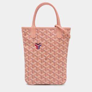 مملوكة مسبقًا Goyard Pink Goyardine Poitiers Claire Voie