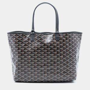 مملوكة مسبقًا Goyard Black Goyardine Saint Louis PM