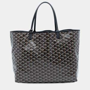مملوكة مسبقًا Goyard Black Goyardine Saint Louis GM