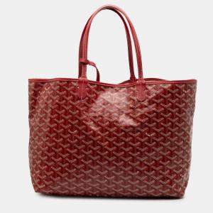 مملوكة مسبقًا Goyard Red Goyardine Saint Louis PM