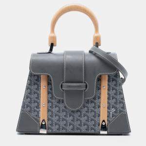 Pre Owned Goyard Goyardine Saigon Structured PM