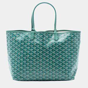 Pre Owned Goyard Green Goyardine Saint Louis PM