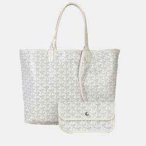 مملوكة مسبقًا حقيبة سانت لويس جويردين قماش أبيض بي إم