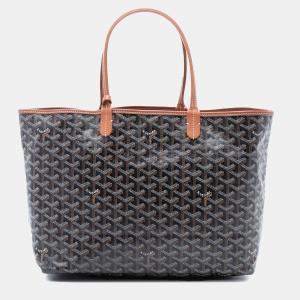 مملوكة مسبقًا Goyard Black Goyardine Saint Louis PM