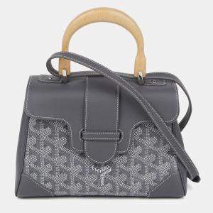 مملوكة مسبقًا Goyard Saigon Mini Gray Goyardine Canvas Tote Bag