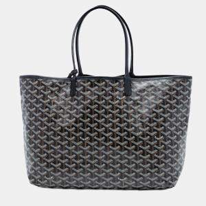 مملوكة مسبقًا Goyard Black Goyardine Saint Louis PM