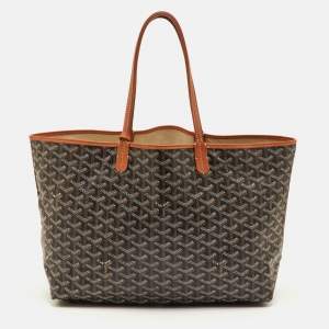 مملوكة مسبقًا Goyard St.Louis Goyardine Brown Coated Canvas and Leather Tote