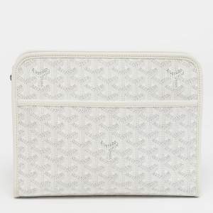 مملوكة مسبقًا حقيبة صغيرة جويارد جوياردين جوفينس MM توليتري كانفاس مقوى أصفر