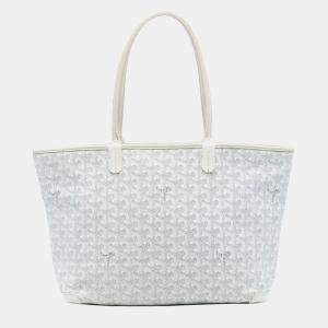 مملوكة مسبقًا Goyard White Goyardine Artois PM