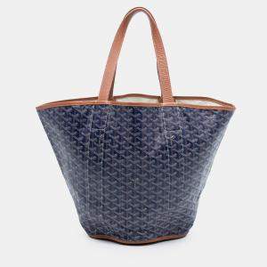 مملوكة مسبقًا Goyard Blue Goyardine Reversible Belharra Tote