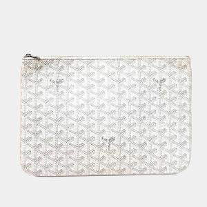 مملوكة مسبقًا Goyard White PVC Senna MM