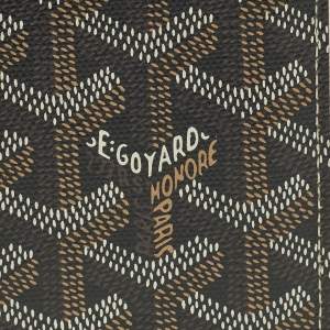 Pre Owned محفظة بطاقات جويارد سان مارك كانفاس جوياردين مقوى أخضر