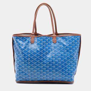 مملوكة مسبقًا Goyard Blue Goyardine Reversible Pertuis PM