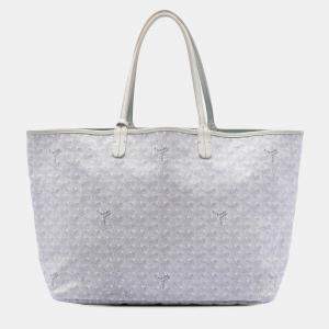 مملوكة مسبقًا Goyard White Goyardine Saint Louis PM