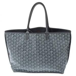 Goyard Grey Goyardine Coated Canvas Artois Tote