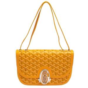 Goyard Mustard Goyardine Coated Canvas 223 PM Shoulder Bag