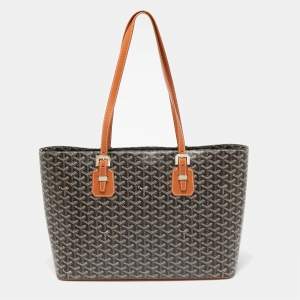 Goyard Brown Goyardine Coated Canvas and Leather Okinawa GM Tote