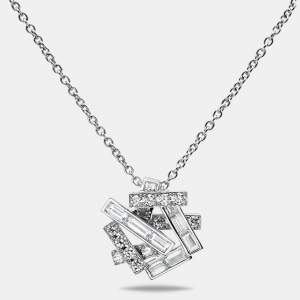Graff  Threads Diamonds 18k White Gold Pendant Necklace