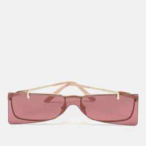 Gucci Pink GG0363S Flip Up Rectangular Sunglasses