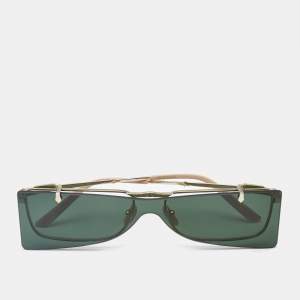 Gucci Black GG0363S Frame Flip-Up Rectangle Sunglasses