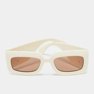 Gucci Ivory GG0811S GG Rectangle Sunglasses
