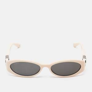 Gucci Cream/Black GG1660S Interlocking G Oval Sunglasses