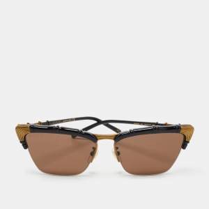 Gucci Black/Gold GG0660S Frame Cat Eye Sunglasses