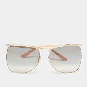 Gucci Black/Gold Gradient GG0820S Square Sunglasses