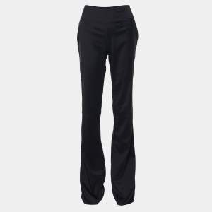 Gucci Dark Grey Crepe Boot Cut Pants M