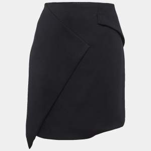 Gucci Black Asymmetric Mini Skirt M