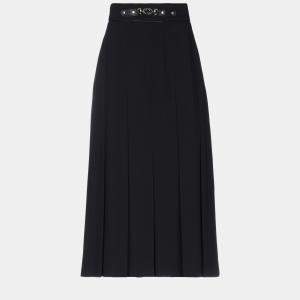 Pre Owned Gucci Viscose Cropped Pants 44