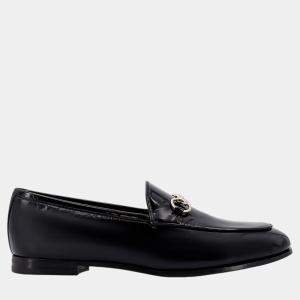 Gucci Black patent leather Jordaan Loafers EU 36