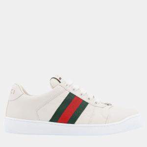 Gucci White Screener Sneakers EU 36