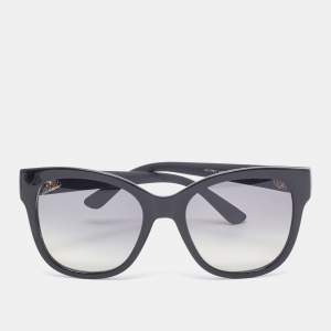 Pre Owned Gucci Black Gradient GG 3786/S Diamante Square Sunglasses