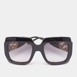 Gucci Black Gradient GG1022S Interlocking G Oversized Sunglasses