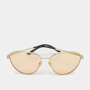 Gucci Yellow/Gold Tone GG0803S Cat Eye Sunglasses
