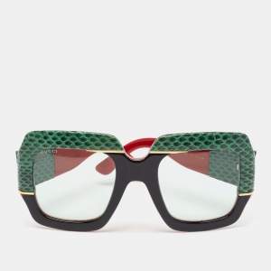 Gucci Multicolor Snakeskin GG0484S Square Sunglasses
