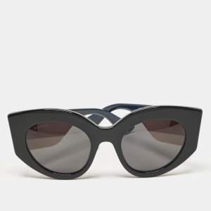Gucci Black GG0275S Web Cat Eye Sunglasses
