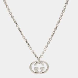 Gucci Interlocking G Sterling Silver Necklace