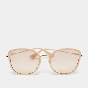 Gucci Beige Gradient GG0606SK Cat Eye Sunglasses