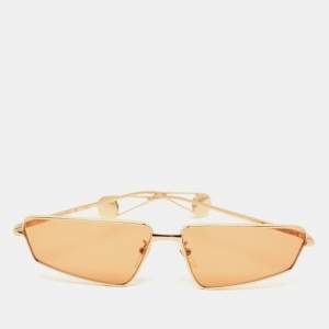 Gucci Gold GG0537S Rectangular Sunglasses