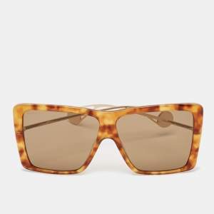 Gucci Tortoise Brown GG0434S Square Sunglasses